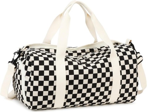 BLUBOON Duffle Bag - Cute Gym Bag for Girls with Shoe Compartment & Waterproof Design | Perfect for Travel