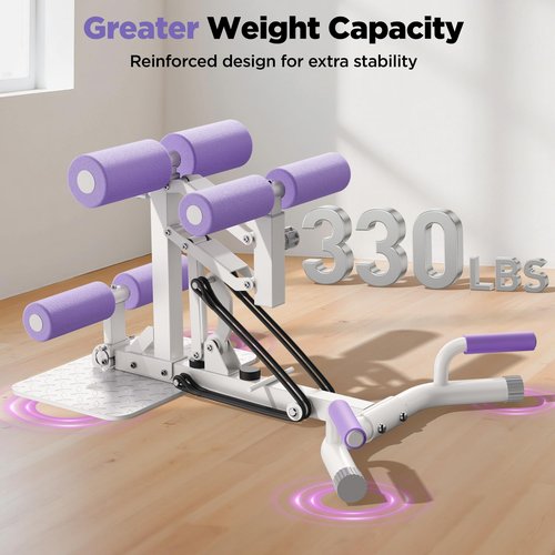 FEIERDUN Adjustable Deep Squat Machine - 7 Level Resistance Glute & Leg Trainer for Home, Multi-Functional Equipment for Women to Strengthen Core, Hips and Thighs