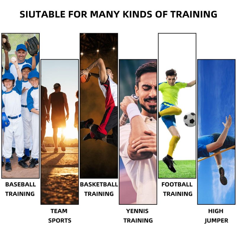 OYINDIZ Resistance Explosive Training Rope Improve Power, Agility, Strength Track and Field Equipment Multi-Directional Band 80IBS