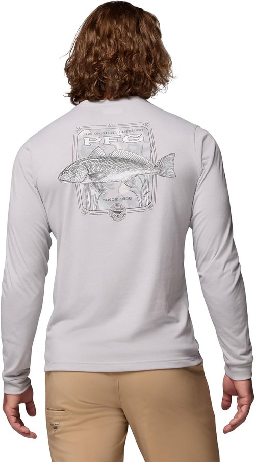 Columbia Men's PFG Uncharted Long Sleeve Graphic Tee - Comfortable & Stylish Design