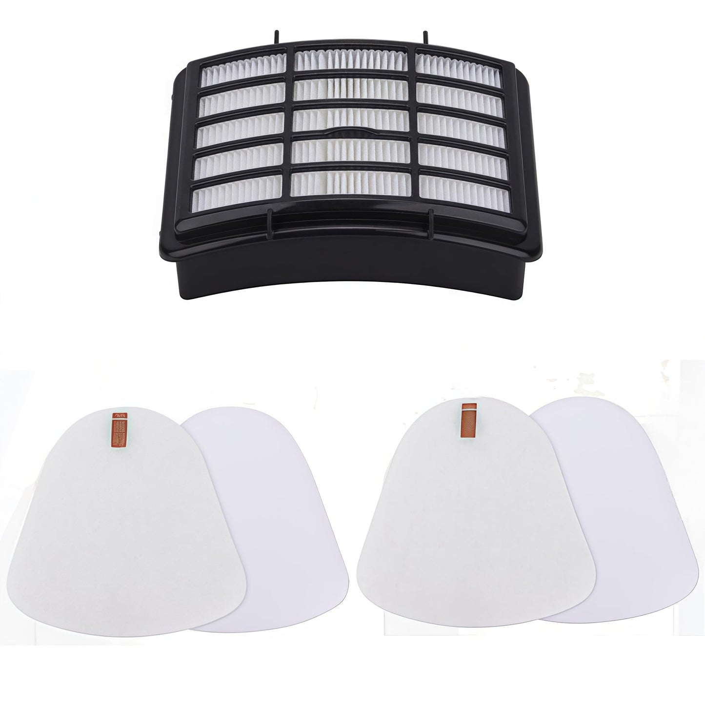 Vacuum Filters Replacement for Shark Navigator Lift-Away Vacuum NV350,NV351,NV352,NV355,NV360,NV370, UV440,UV490,UV540 vacuum,1 HEPA Filter, 2 Foam & 2 Faux Felt Filters - Replacement XFF350 XHF350