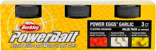 Berkley PowerBait Power Eggs - Floating Magnum Fishing Soft Bait | Ideal for Freshwater Anglers