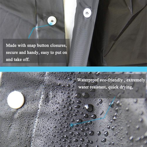 COOY Rain Coats - Reusable EVA Rain Ponchos for Adults | 2 Pack Rain Jackets for Men & Women