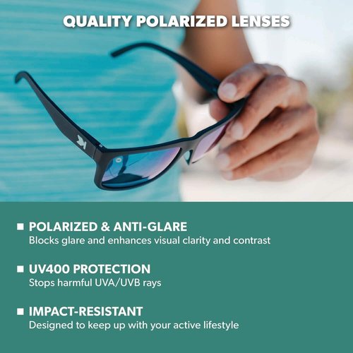 Knockaround Torrey Pines Polarized Sunglasses - UV400 Protection for Men & Women