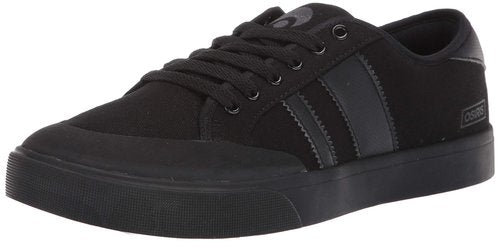 Osiris Men's Kort VLC Skate Shoe, Black/Black, 8.5 M US