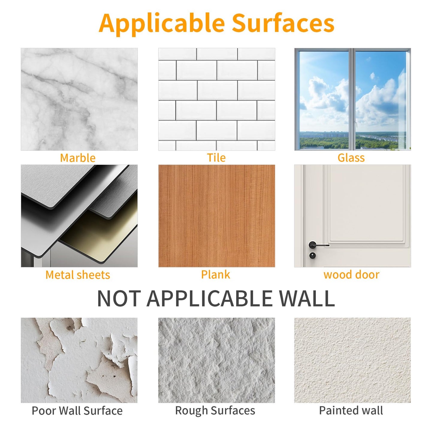 MKO 12 Pack Adhesive Wall Towel Hooks for Bathrooms Small No Damage Stick Hook Stainless Steel Black