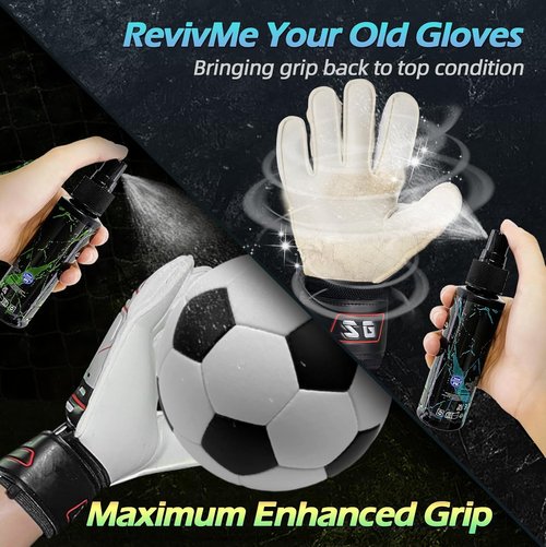 Goalkeeper Glove Spray Bundle by [Brand Name] - MSDS Certified 30ml Grip Spray & 30ml Glove Wash