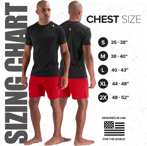 Anthem Athletics Hyperflex Men's Workout Shirts - Breathable, Fitted, Moisture-Wicking Fabric for Gym & Running
