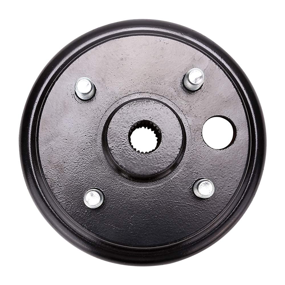9.99WORLD MALL Golf Cart Brake Drum Hub Assembly for EZGO TXT PDS 1982-up Electric & 1982-1993 2-Cycle Gas, Replace OEM# 19186G1P (1)