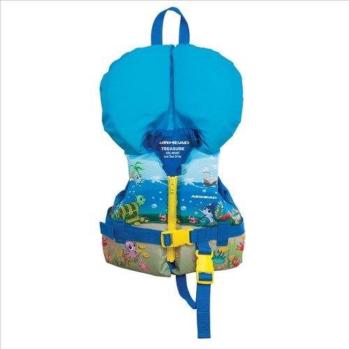 Airhead Treasure Life Vest - USCG Approved Infant & Child Safety Vest | Fits 0-30lbs & 33-55lbs