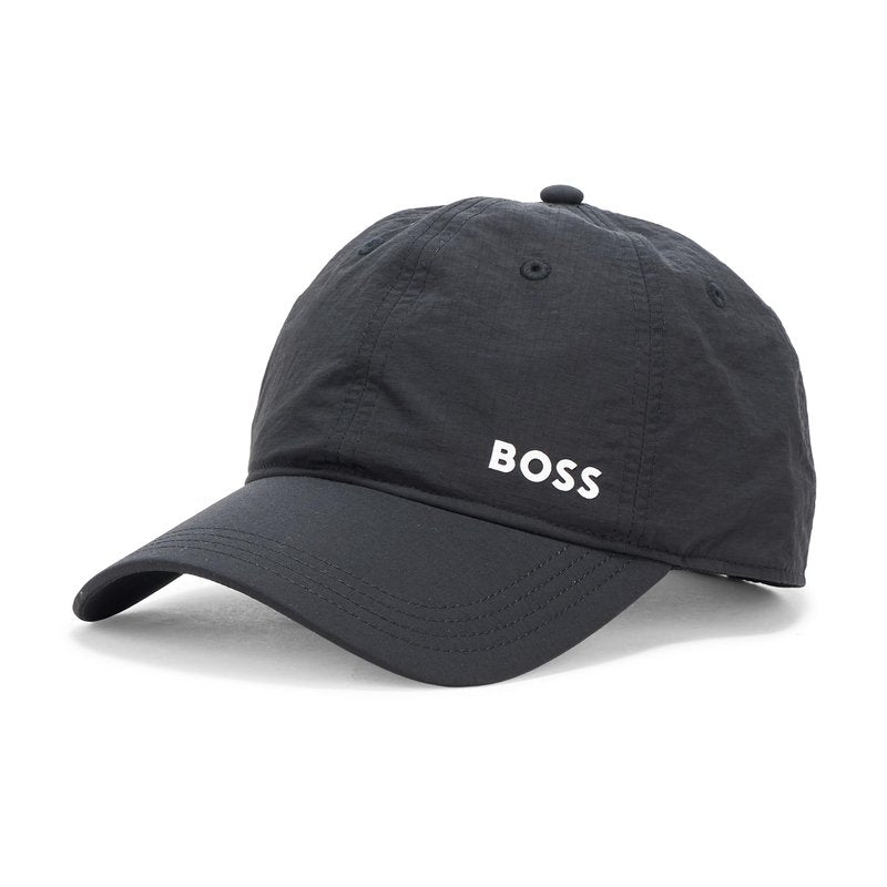 BOSS, Technical Sport Ripstop Baseball Cap, Black Gloss, PCE.