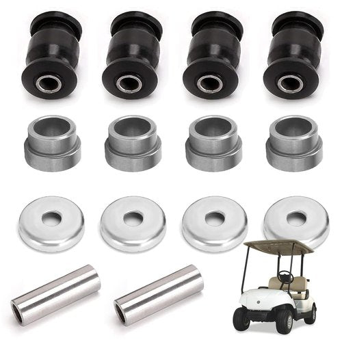 Yamaha G22 & G29 Golf Cart Front Lower Arm Bushing Kit – Complete Suspension Repair Set – OEM #90381-18001-00, 90387-12016-00, JN6-F2124-10-00, 401-22128-01-00 – Restores Stability & Reduces Noise