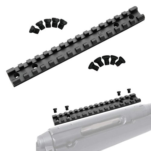 GOTICAL Picatinny Rail Mount for Savage Axis/Edge Rifles Mounting Hardware Included Allows for Picatinny or Weaver Standard Scope Rings Mounts Red Dots Flushlights Lasers