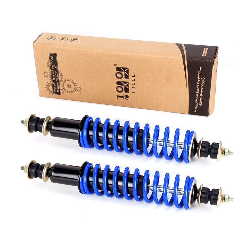 10L0L Golf Cart Front Rear Shock Absorber Set Coil Over Heavy Duty Shock Absorber Bolt Fits EZGO Medalist/TXT 1994+ Newer Gas or Electric, Replaces Part 70928-G01 76418-G01 (2 Pack)
