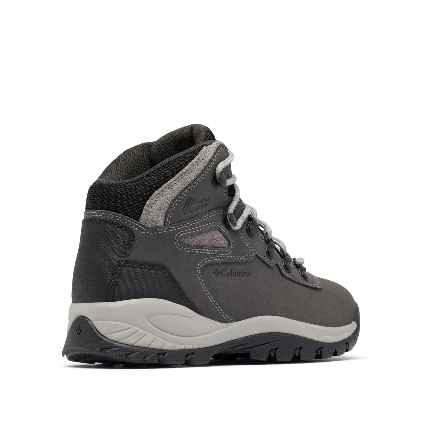 Columbia Womens Newton Ridge Lightweight Waterproof Hiking Boot, Quarry/Cool Wave, 7