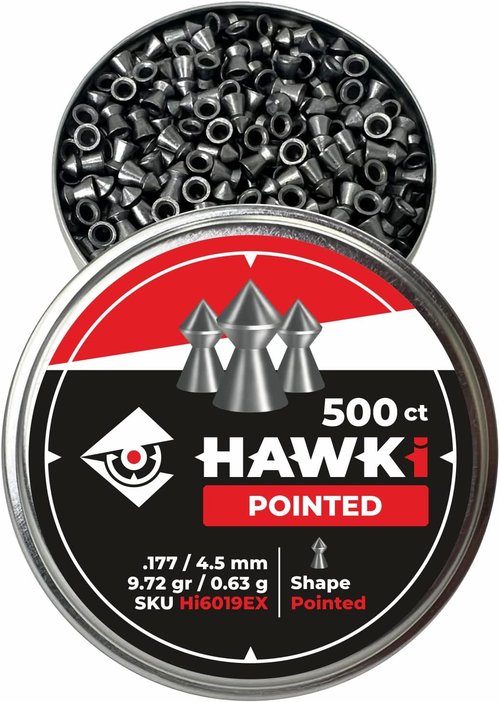 Hawki Airgun Pellets - Precision Target Shooting & Hunting | High Performance, .177 Caliber