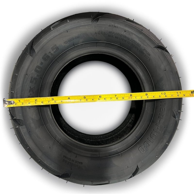 13 x 5.0-6.5 Tubeless Fat Tire 13inch Electric Scooter 220LBS Wheel Replacement Street Tyre Scooter Parts Rubber Material for 13inch Geofought G14/X13/Toursor Eelectric Scooter