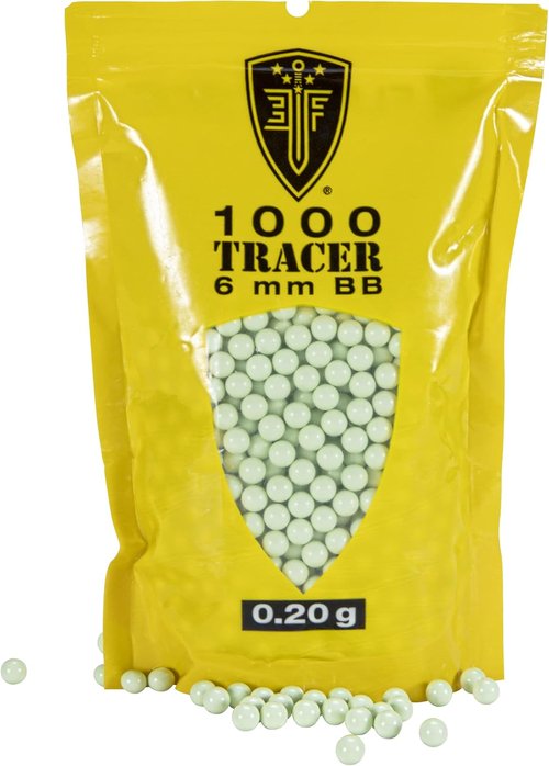Elite Force Tracer BBS - Glow-in-the-Dark Premium 6mm Airsoft Ammo | 1000 Count
