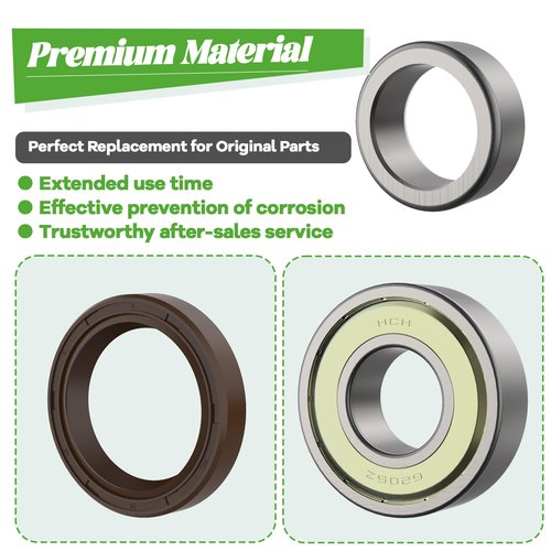 10L0L Golf Cart Rear Axle Bearing Bushing & Oil Seal Kits for Club Car DS & Precedent 1986-2014 Electric Golf Cart,Bearing Shaft Kit Replace OEM# 1011291 1014207 1013794