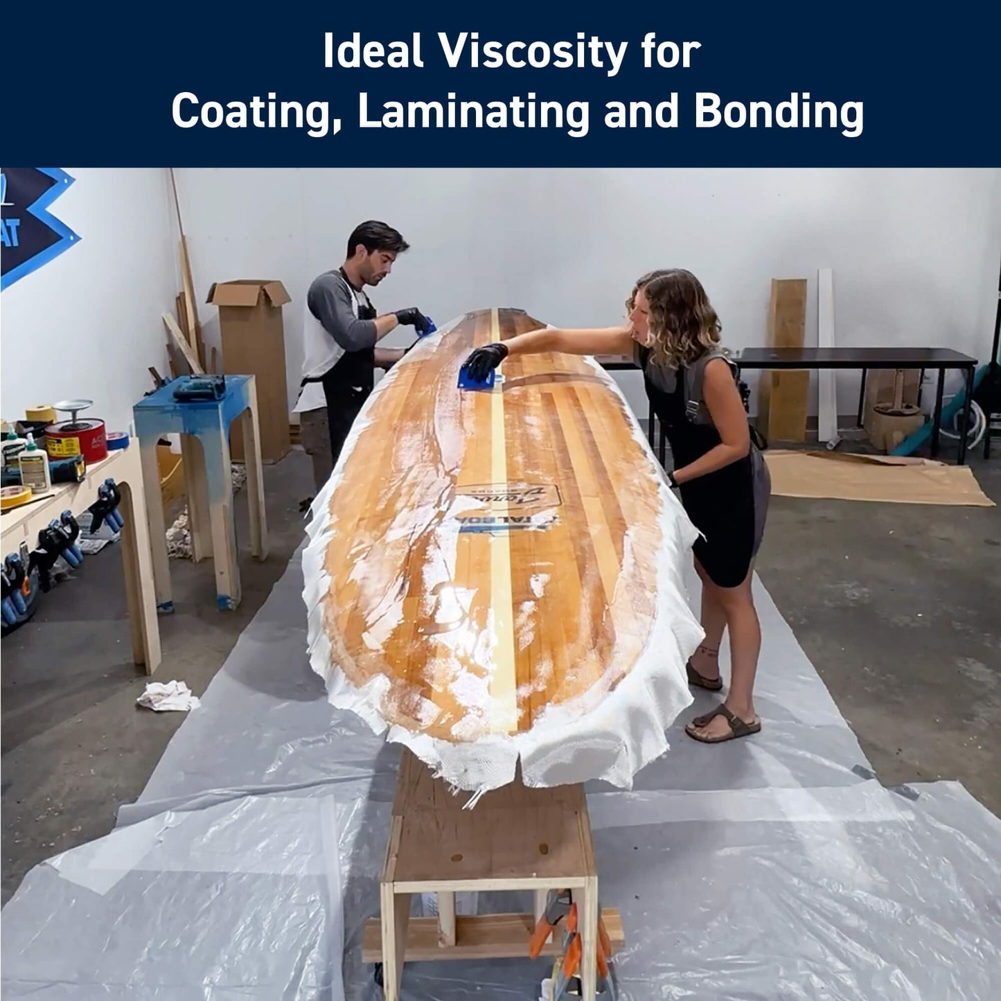 TotalBoat 5:1 Marine Epoxy Resin Kit for Bonding, Filleting, Coating, and Laminating - Use for Fiberglass, Wood, Carbon Fiber, Boat Building, Repairs, Woodworking (Gallon, Slow Hardener, Pumps)