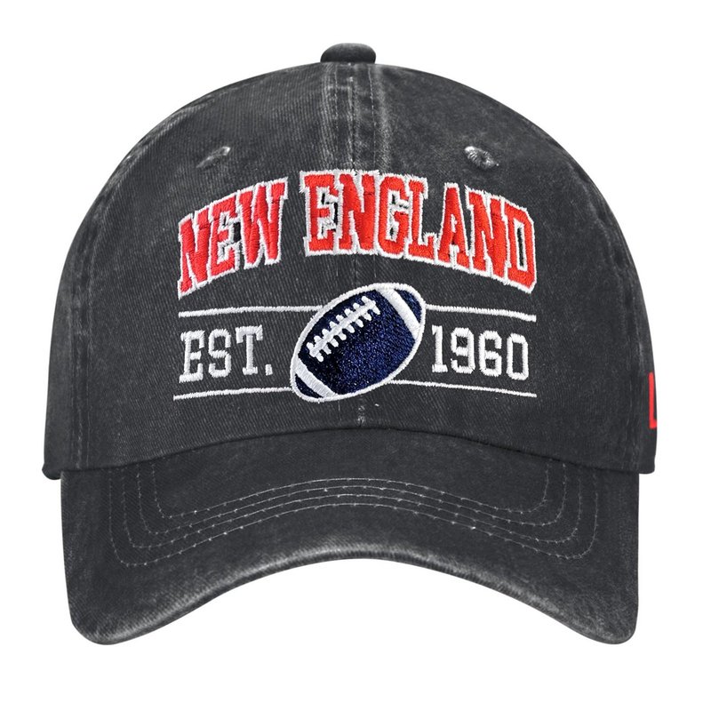 Classic Vintage Embroidered City Baseball Cap Football Style Adjustable Washed Trucker Hats for Men Women Fans Gifts,Style 9