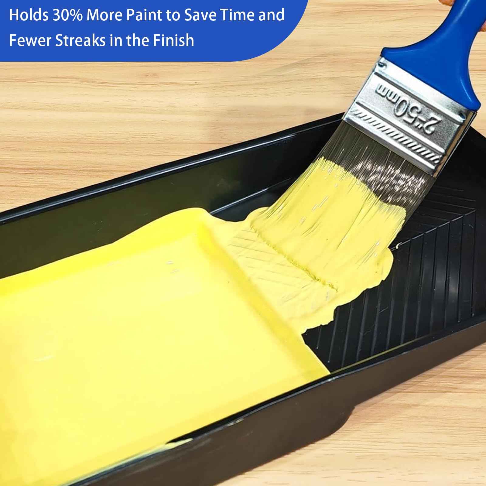 KingOrigin 1.5 Inch Paint Brush Set, 40 Pack, 1-1/2 Inch (38mm) Flat Paint Brushes for Walls, Furniture, Crafts, Professional DIY Painting & Touch-Ups