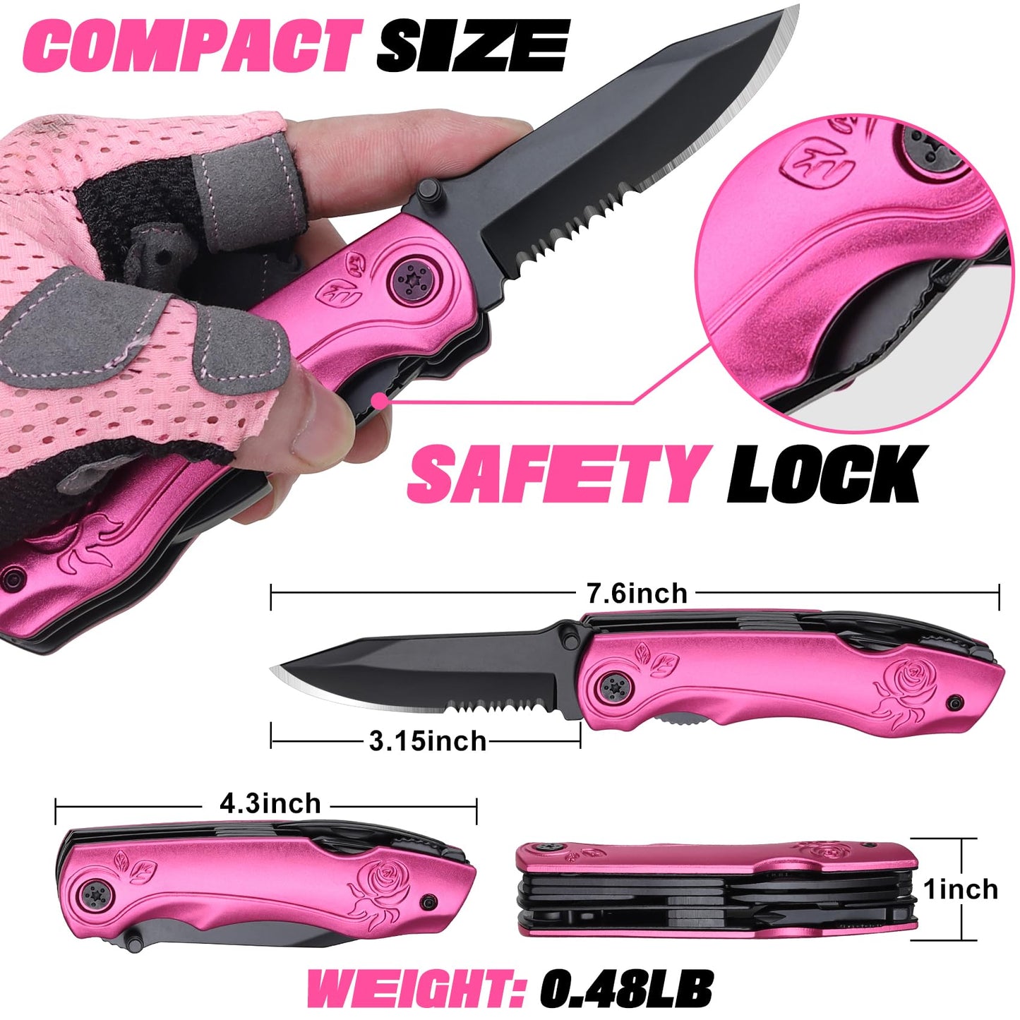 Gifts for Mothers Day Women Mom Wife Sister, P-Ink Knife, Unique Gift Ideas for Birthday Mothers Day Valentines, Christmas Stocking Stuffers for Women Mom, Grandma Nana Stocking Stuffers for Christmas