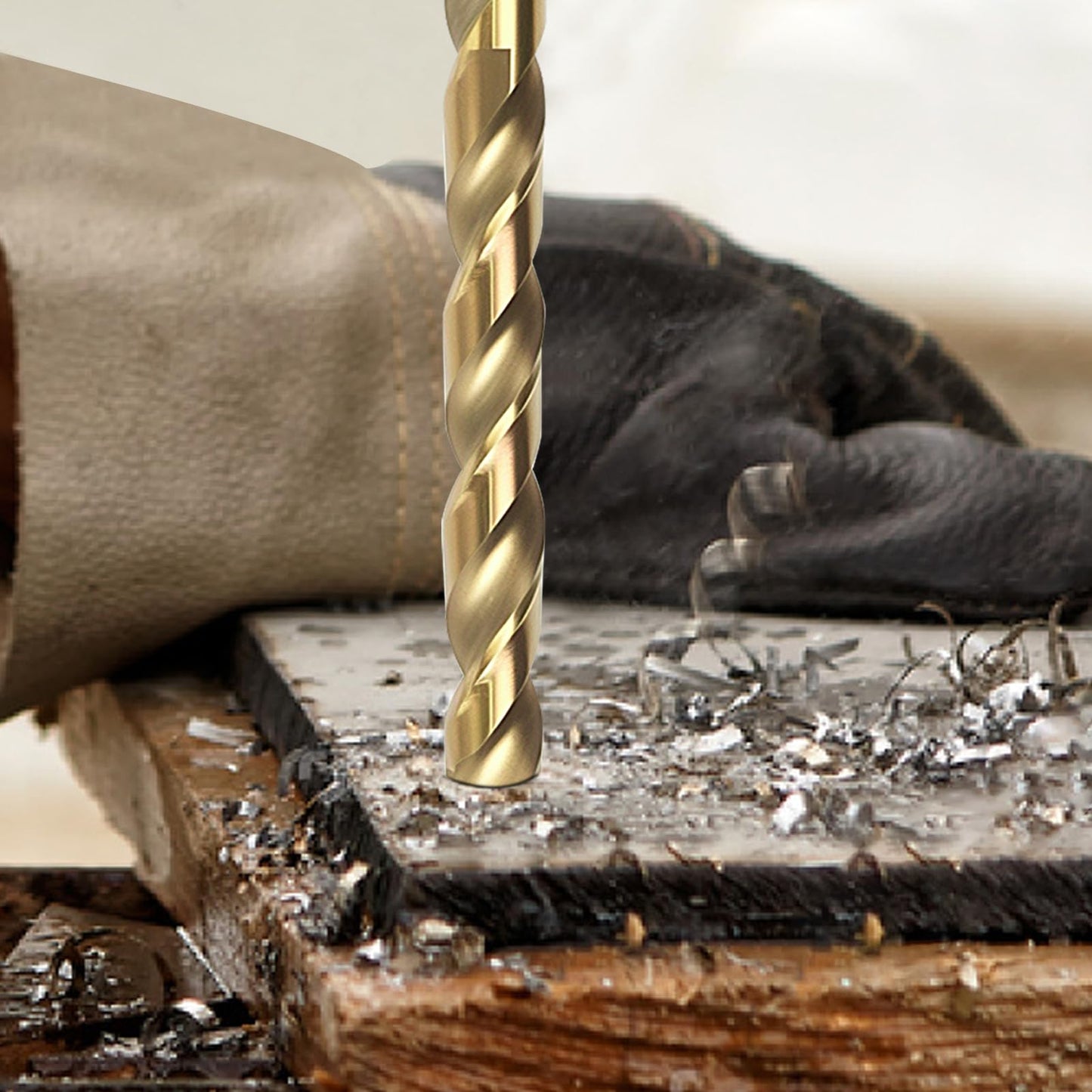 BeHappy 3/16" Cobalt Drill Bit Set (10Pcs), M35 HSS, 135 Degree Tip, Twist Jobber Length for Hardened Metal, Stainless Steel, Cast Iron, Wood, and Plastics, with Index Storage Case