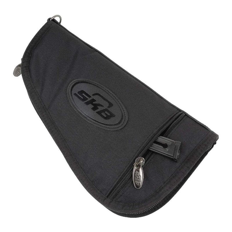 SKB 12" Black Handgun Bag, Dry-Tek Moisture Control, Nylon Zippers, Padlock Security, Exterior Pockets, Adjustable Sling (2SKB-HG12-BK)