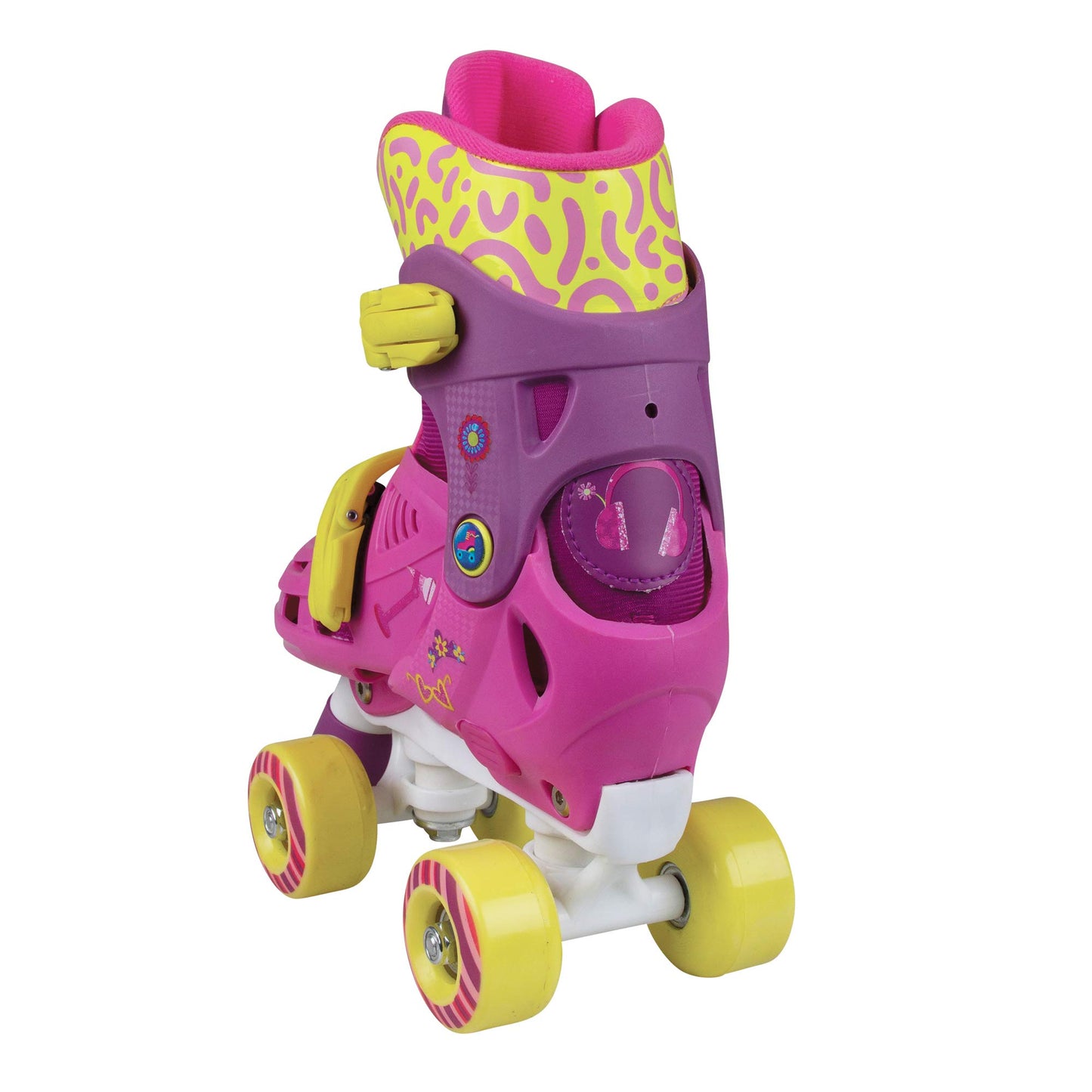 PlayWheels Trolls World Tour 2 Quad Skates for Children in Sizes J10-J13 – Vibrant and Engaging Design Inspired by The Popular Movie – Ideal for Both Indoor and Outdoor Roller Skating Fun