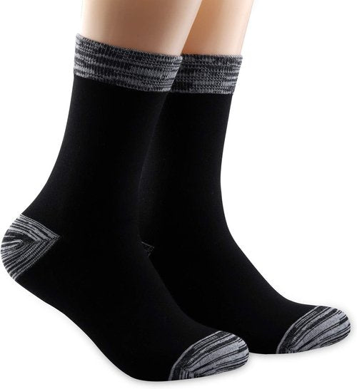 LEVLO Police Officer Gift Socks - Do Not Disturb This Cop Is Off Duty | 2 Pairs for Men