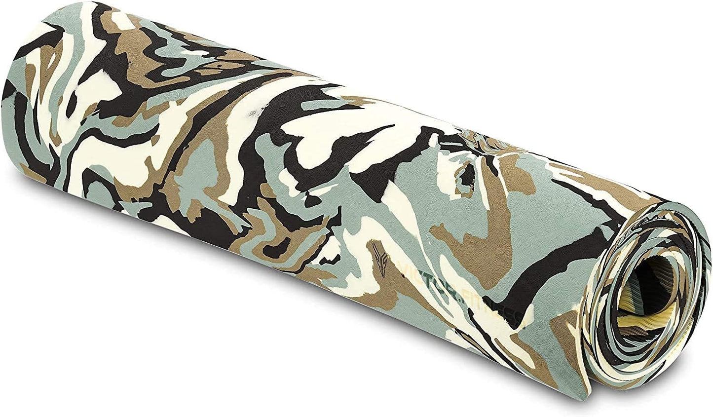 Skiennix Eco-Friendly Yoga Mat - Premium Non-Slip TPE for Indoor & Outdoor Workouts | Ideal for Hot Yoga & Pilates