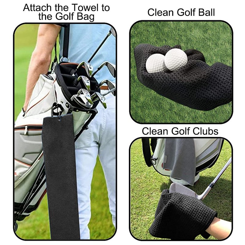 DYJYBMY Best Uncle by Par Embroidered Golf Towel with Clip, Funny Golf Accessories for Men, Father's Day Appreciation Gifts for Uncle Dad Husband Grandpa, Birthday Retirement Gifts for Golfer Family