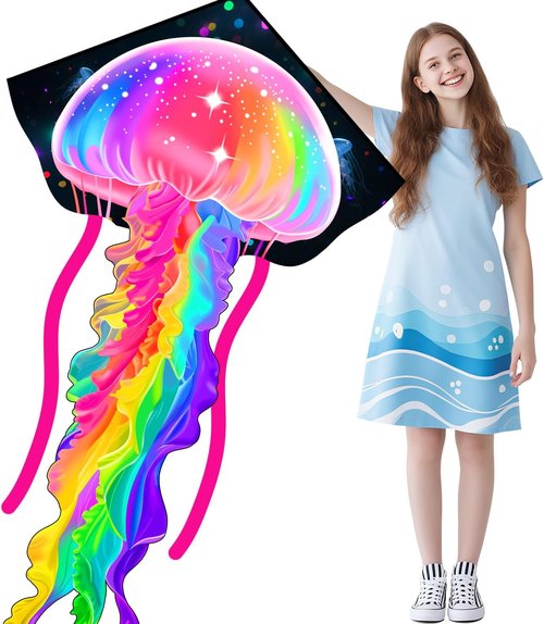 Large Easy-to-Fly Kite for Kids & Adults - Perfect for Outdoor Fun | Ideal Gift for Holidays