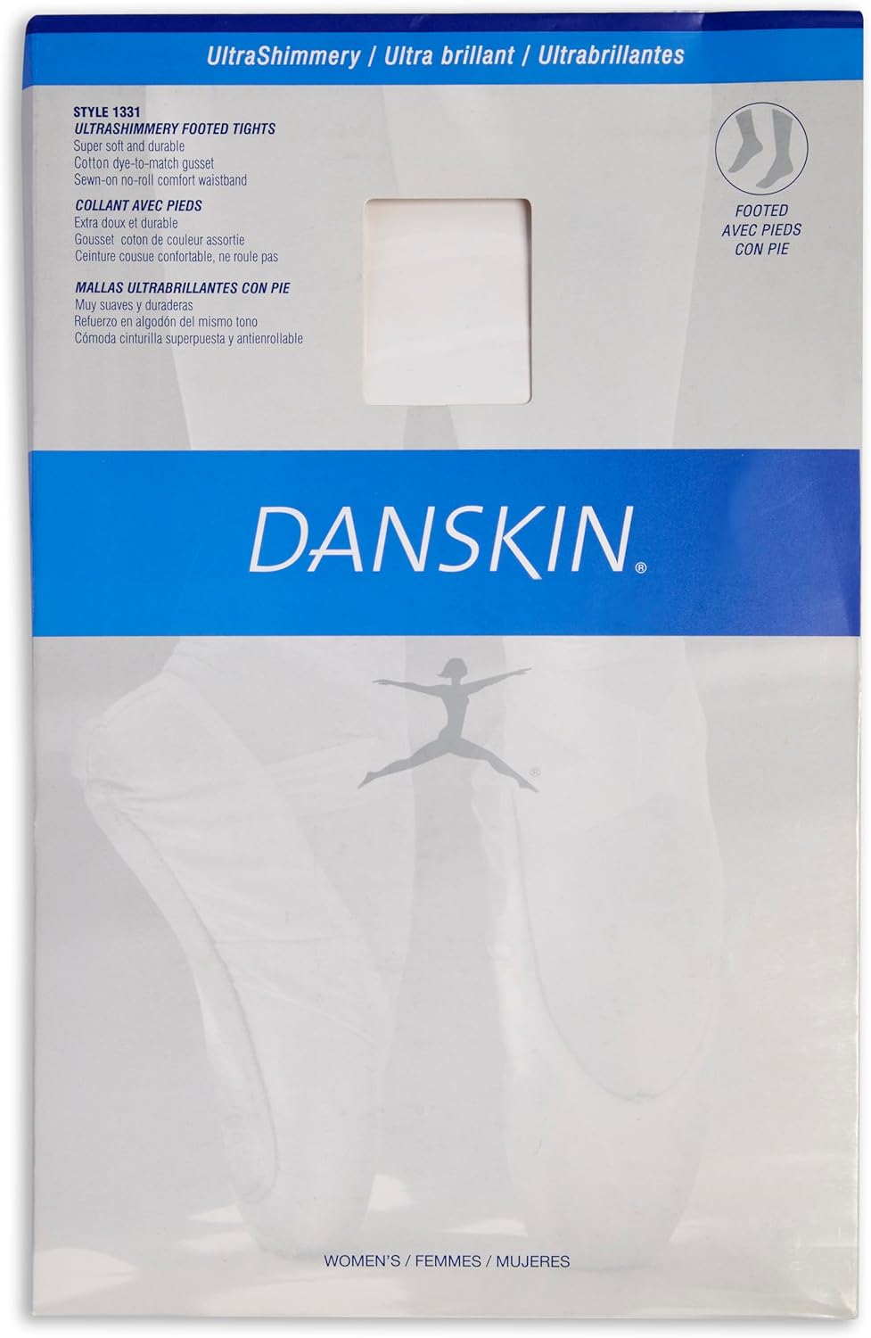 Danskin Shimmery Footed Tights - Elegant Style & Comfort for Women | Perfect for Any Occasion