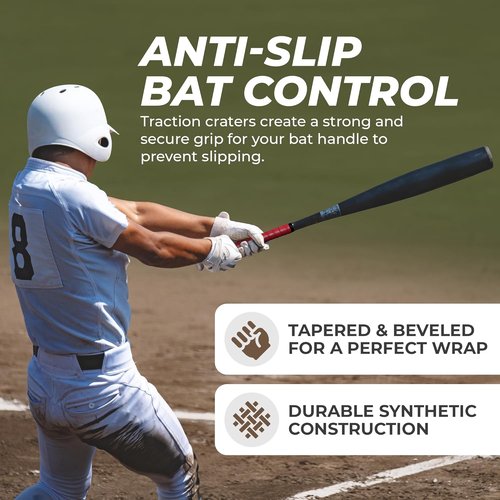 Hot Glove Mega Wrap Bat Grip - 1.5mm Tacky Design for Enhanced Performance