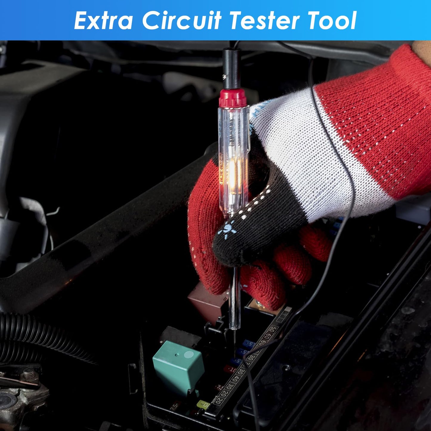 304Pcs Car Fuses Assortment Kit Include Standard & Small & Mini Size, Automotive Low and Tall/STD Profile Box Shaped Assorted Fuse with Fuses Puller for Trucks, Cars and SUV, Boat