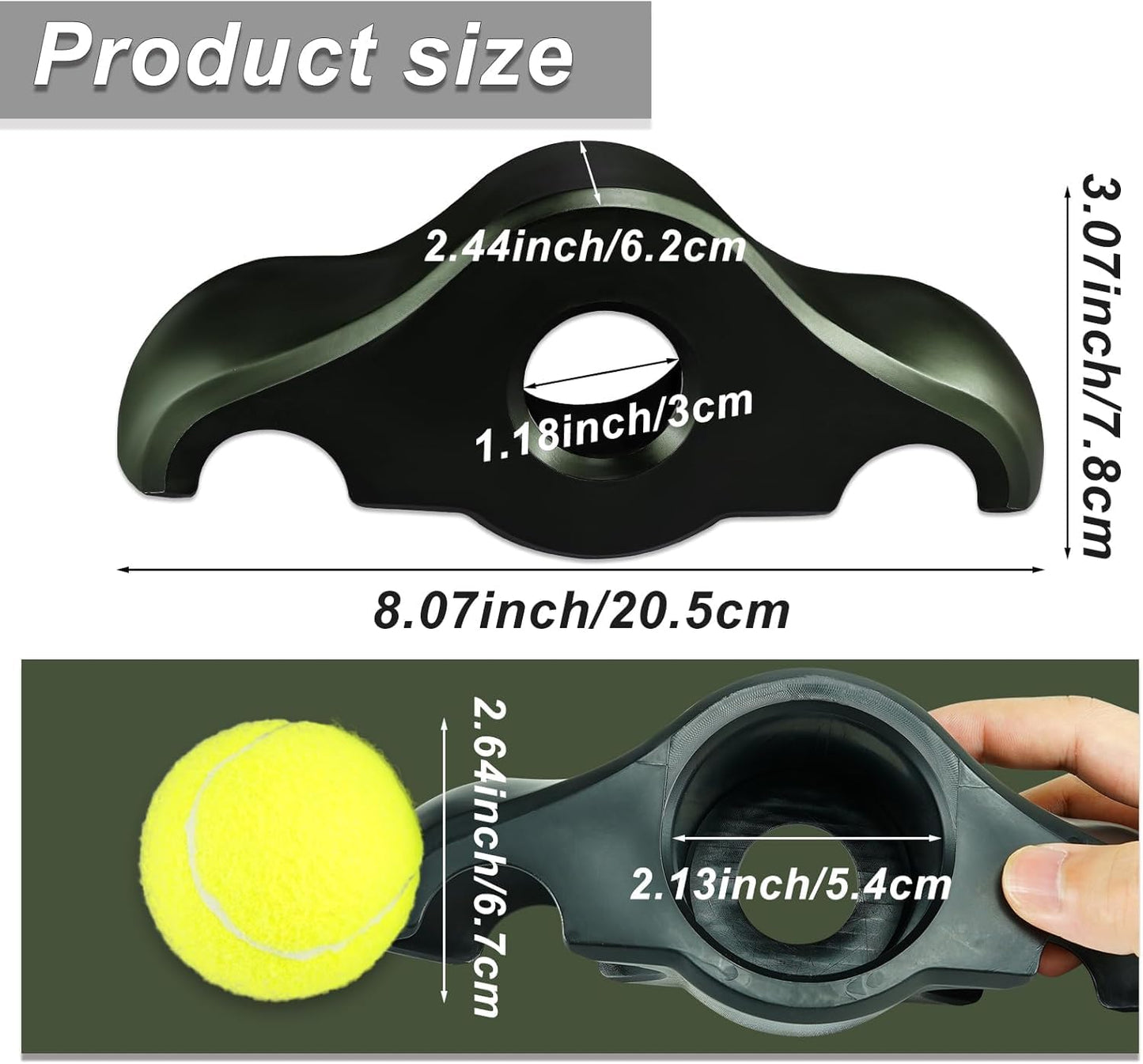 4 Pieces Rocker Feet Adapter Set Indoor Trainer Exercise Cycling Feet Mat Indoor with 8 Pieces Tennis Balls