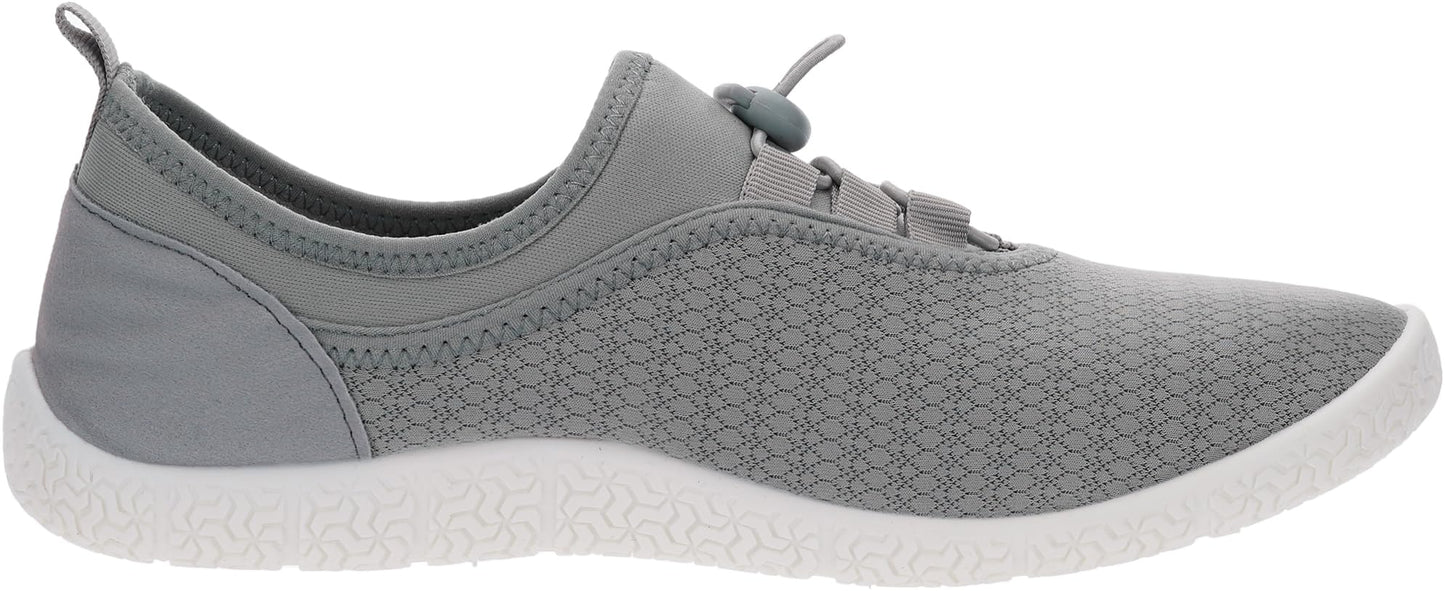WHITIN Water Shoes for Women Barefoot Aqua Socks Size 8 Swim Pool Beach Boat Quick Dry River Zero Drop Surfing Minimalist Travel Summer Ladies Footwear Light Grey