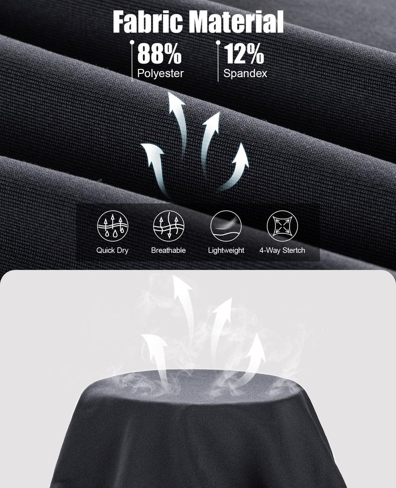 Niksa 3 Pack Compression Shorts Men, Spandex Athletic Workout Running Shorts Performance Sport Baselayer Underwear