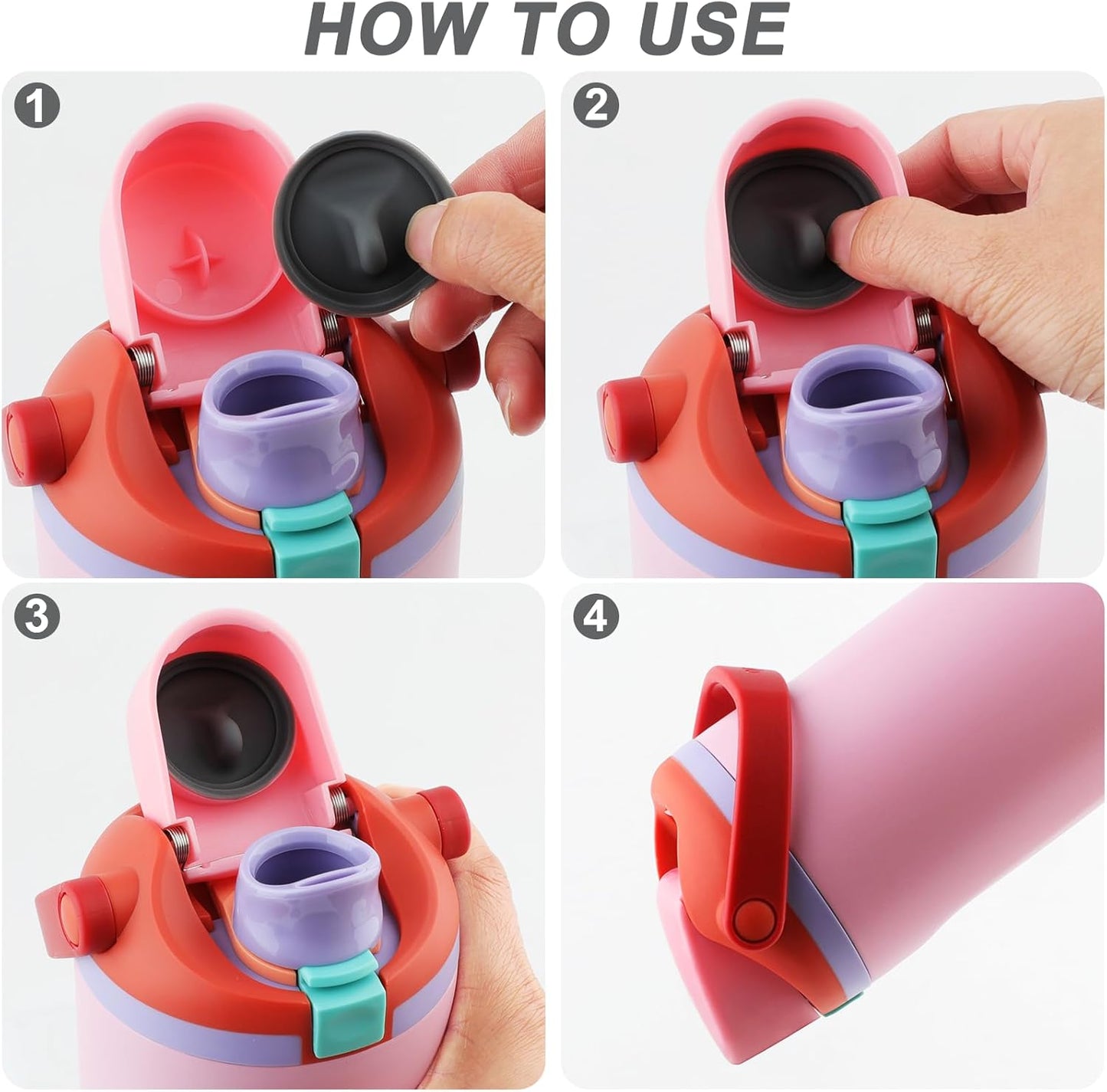 Owala FreeSip Replacement Stopper - 7Pcs Leakproof Silicone Caps for 30oz & 40oz Tumblers