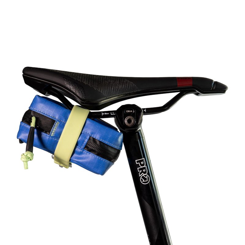 ORUCASE Saddle Bag HC – (SB25 / 0.4L) Waterproof Bike Seat Bag with YKK AquaGuard Zipper, Foam-Lined Protection & TPU Gear Strap – Compact Under-Seat Storage for Road, Gravel & MTB - Blue