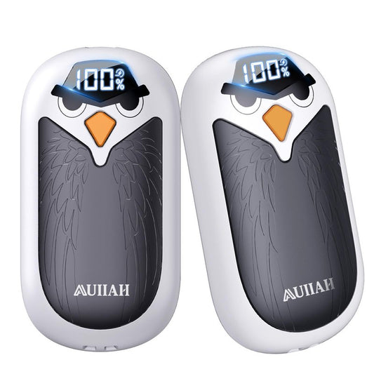 Hand Warmers Rechargeable 2 Pack with LED Display, 4 Heat Settings & Fast Heating, Portable Electric Hand Warmers for Camping Hunting Commuting, Valentine's Gifts for Men Women