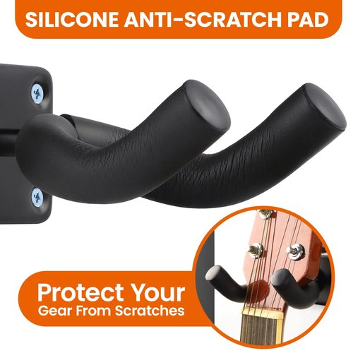 HNYYZL Skateboard Hanger,4Pcs Skateboard Hooks for Wall Longboard Wall Mount,for Electric Skateboard, Guitar,Ukulele