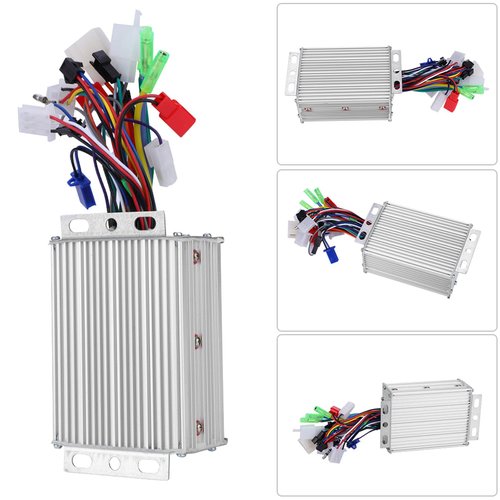 Brushless Motor Controller, Efficient Durable 450W Aluminium Alloy Controller for Electric Bikes Scooters Motorcycles