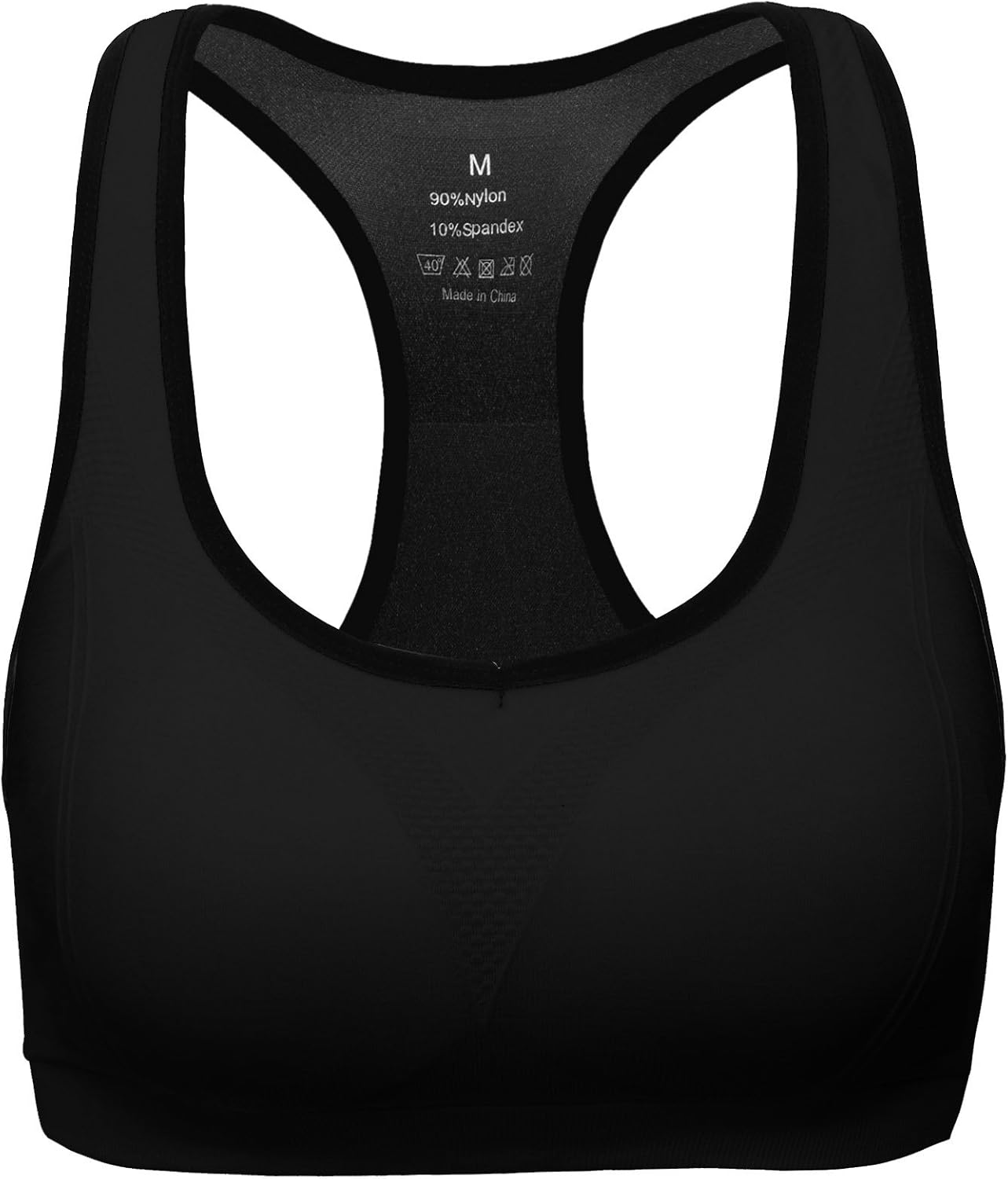 MIRITY Racerback Sports Bra - High Impact Workout Activewear for Ultimate Comfort