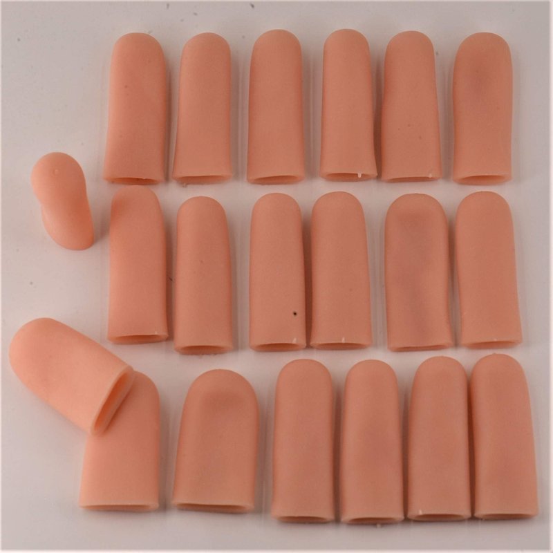 Finger Protectors [GEL-Grip Series] - [20 PACK] 16 Long - 4 Short for Thumbs