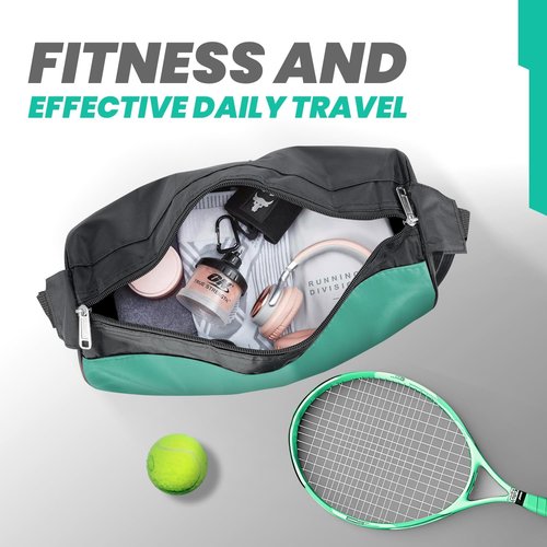 C&F BOGMOST Travel Duffel Bag - Foldable Waterproof Gym Bag for Men & Women | Lightweight Green Oxford Cloth