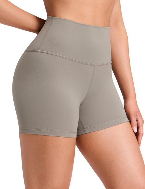 CRZ YOGA Butterluxe Biker Shorts - High Waisted 4'' Spandex for Women | Perfect for Yoga & Workouts