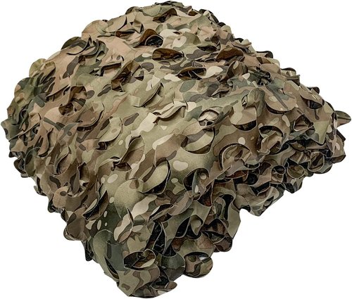 GRVCN Camouflage Netting - Bulk Roll Sunshade Mesh for Hunting Blinds & Military Theme Decor